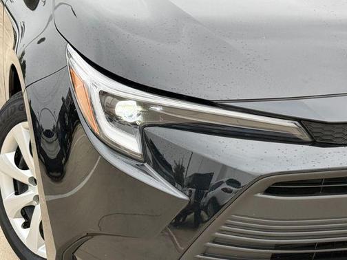 Midnight Black Metallic 2025 Toyota Corolla Hybrid LE