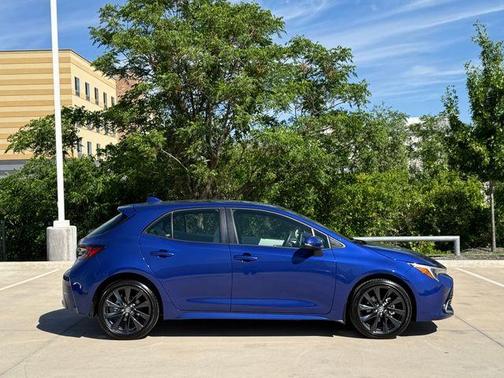 Blue 2025 Toyota Corolla Hatchback XSE