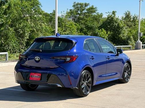 Blue 2025 Toyota Corolla Hatchback XSE