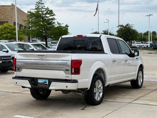 White Platinum Clearcoat Metallic 2018 Ford F-150 Platinum
