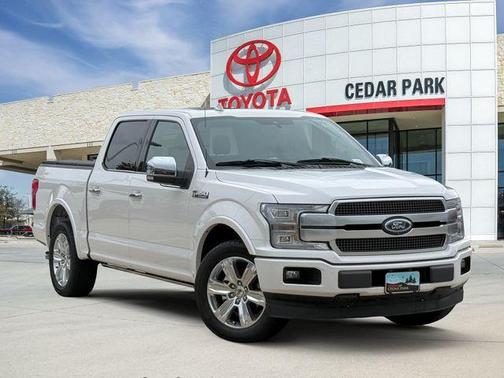 White Platinum Clearcoat Metallic 2018 Ford F-150 Platinum