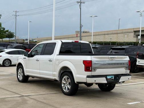 White Platinum Clearcoat Metallic 2018 Ford F-150 Platinum