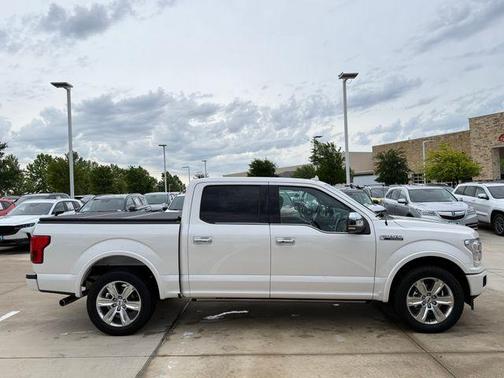 White Platinum Clearcoat Metallic 2018 Ford F-150 Platinum