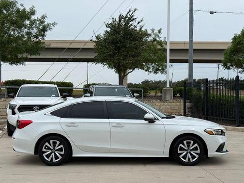 Platinum White Pearl 2023 Honda Civic LX