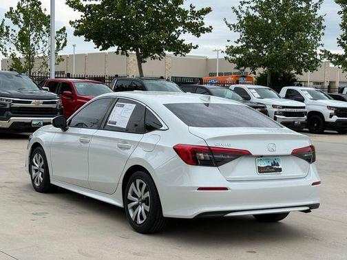 Platinum White Pearl 2023 Honda Civic LX