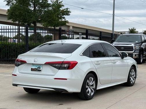 Platinum White Pearl 2023 Honda Civic LX