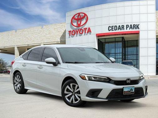 Platinum White Pearl 2023 Honda Civic LX