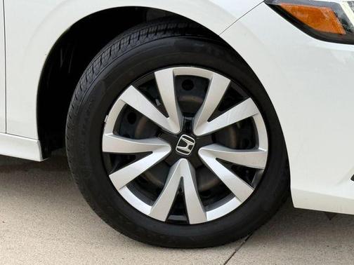 Platinum White Pearl 2023 Honda Civic LX