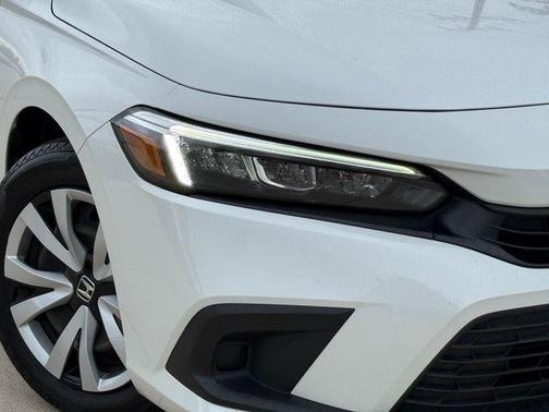 Platinum White Pearl 2023 Honda Civic LX