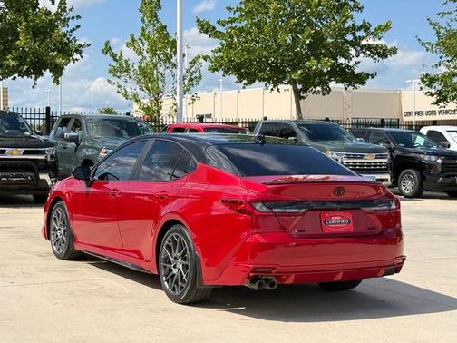 Midnight Black Metallic 2025 Toyota Camry XSE