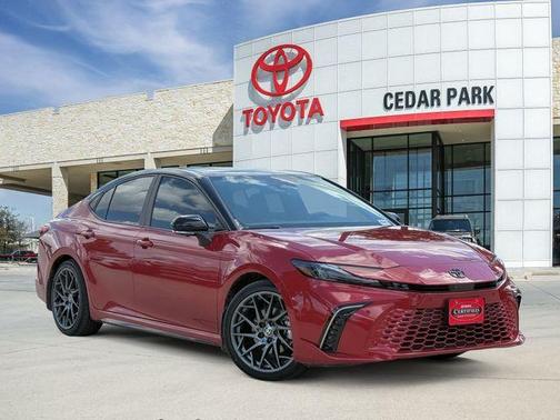 Midnight Black Metallic 2025 Toyota Camry XSE