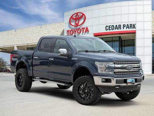 Blue 2018 Ford F-150 Lariat