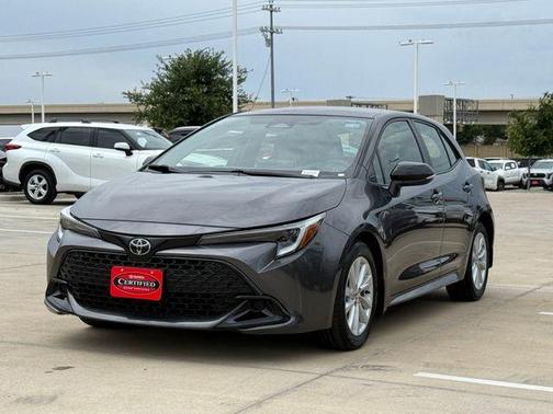 Midnight Black Metallic 2025 Toyota Corolla Hatchback SE
