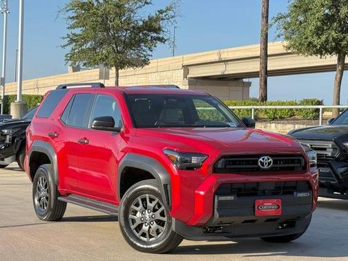Red 2025 Toyota 4Runner SR5
