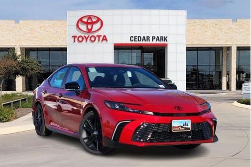 Red 2026 Toyota Camry Nightshade