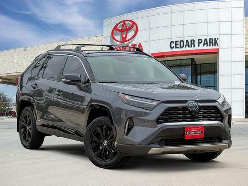 Midnight Black Metallic 2023 Toyota RAV4 Hybrid XSE