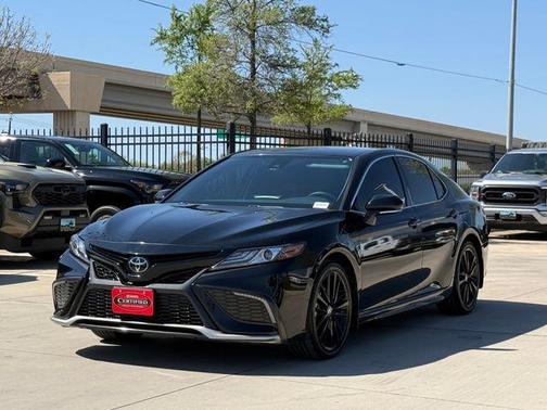 Midnight Black Metallic 2024 Toyota Camry XSE