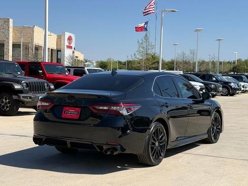 Midnight Black Metallic 2024 Toyota Camry XSE