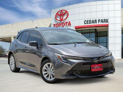 Midnight Black Metallic 2026 Toyota Corolla Hatchback SE
