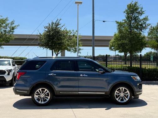 Blue Metallic 2018 Ford Explorer Limited