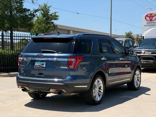 Blue Metallic 2018 Ford Explorer Limited