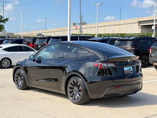 Black 2025 Tesla Model Y Performance
