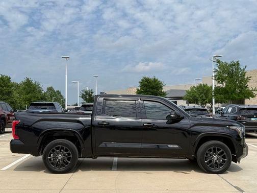 Midnight Black Metallic 2023 Toyota Tundra Hybrid Platinum