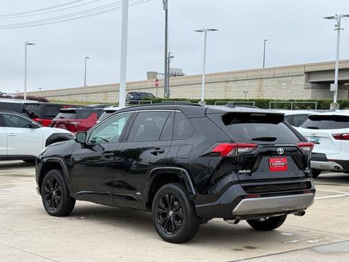 Midnight Black Metallic 2022 Toyota RAV4 Hybrid SE