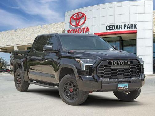 Midnight Black Metallic 2025 Toyota Tundra Hybrid TRD Pro