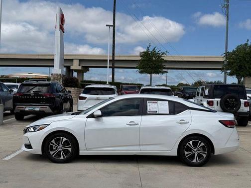 Aspen White 2023 Nissan Sentra SV