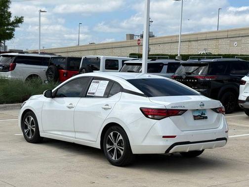 Aspen White 2023 Nissan Sentra SV