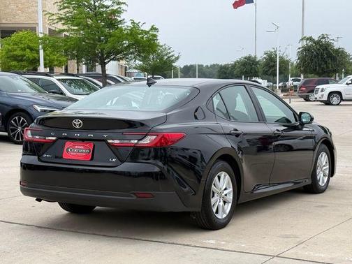 Midnight Black Metallic 2025 Toyota Camry LE