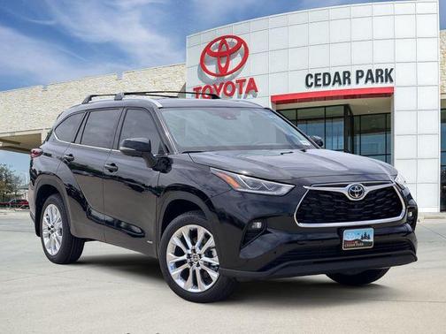 Midnight Black 2026 Toyota Highlander Hybrid Limited