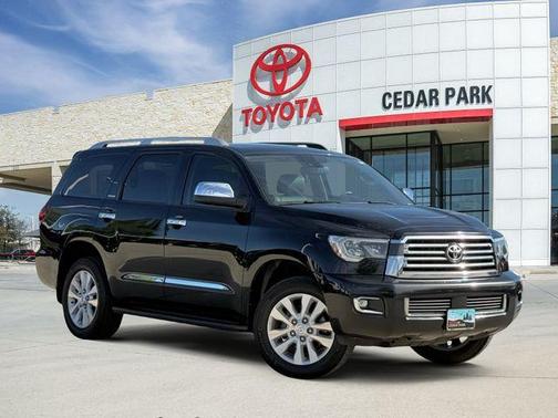 Midnight Black Metallic 2019 Toyota Sequoia Platinum