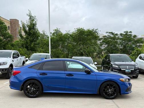 Aegean Blue Metallic 2022 Honda Civic Sport