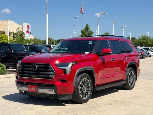 Red 2024 Toyota Sequoia Limited