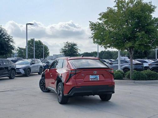 Red 2026 Toyota bZ XLE PLUS