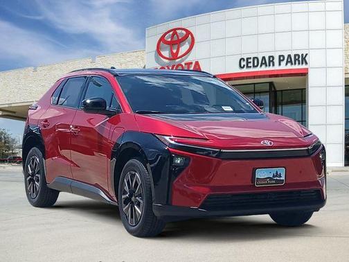 Red 2026 Toyota bZ XLE PLUS