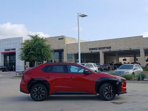 Red 2026 Toyota bZ XLE PLUS