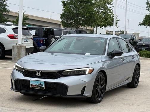 Silver 2025 Honda Civic Sport