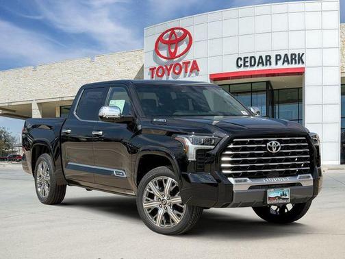 Midnight Black Metallic 2026 Toyota Tundra Hybrid Capstone