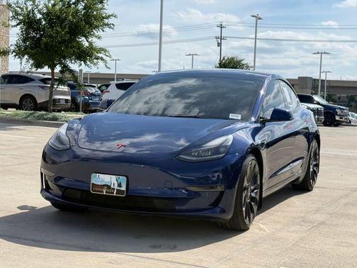 Deep Blue Metallic 2021 Tesla Model 3 Performance