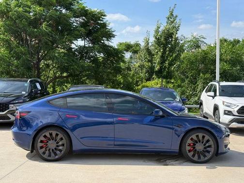 Deep Blue Metallic 2021 Tesla Model 3 Performance
