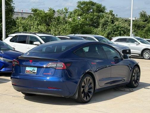 Deep Blue Metallic 2021 Tesla Model 3 Performance
