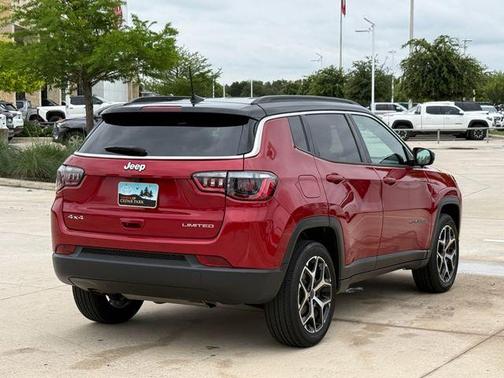 Red 2025 Jeep Compass Limited