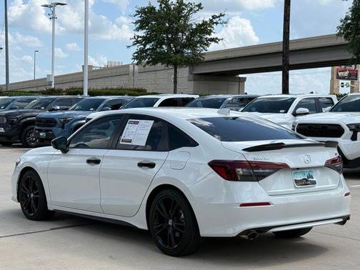 Platinum White Pearl 2025 Honda Civic Si