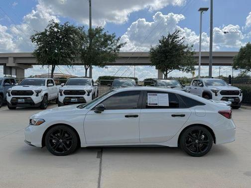 Platinum White Pearl 2025 Honda Civic Si