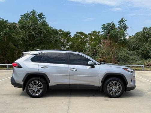 Silver Sky Metallic 2023 Toyota RAV4 Hybrid XLE Premium