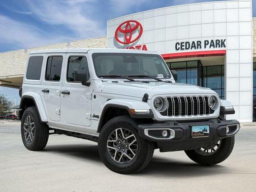 Bright White Clearcoat 2025 Jeep Wrangler Sahara