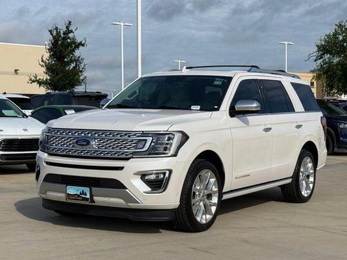 White Platinum Clearcoat Metallic 2019 Ford Expedition Platinum